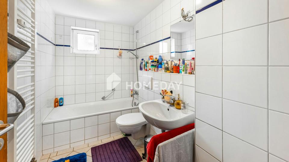 Ideal geschnittene 2-Zimmer-Erdgeschosswohnung mit Balkon in gepflegtem Mehrfamilienhaus – Bild 5