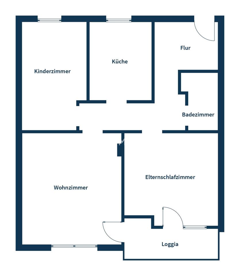 Charmante 3-Zimmer-Wohnung mit Loggia in gepflegter Wohnanlage – Bild 9
