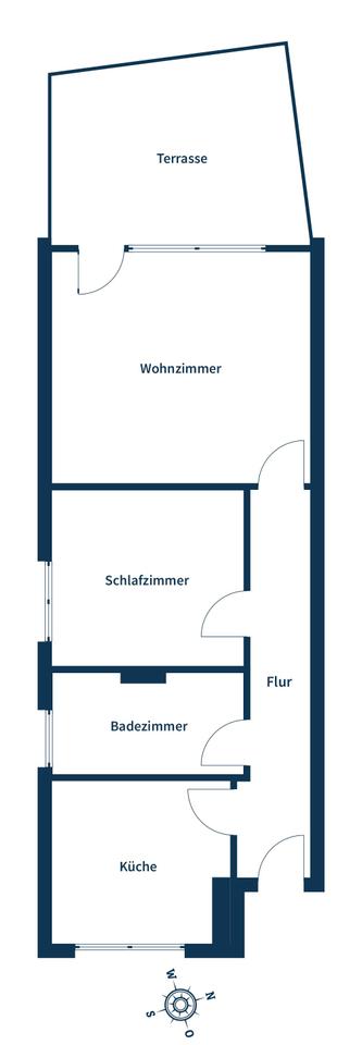 Gepflegte 2-Zimmer-Erdgeschosswohnung mit eigener Terrasse und Stellplatz in Hamm-Norden – Bild 11