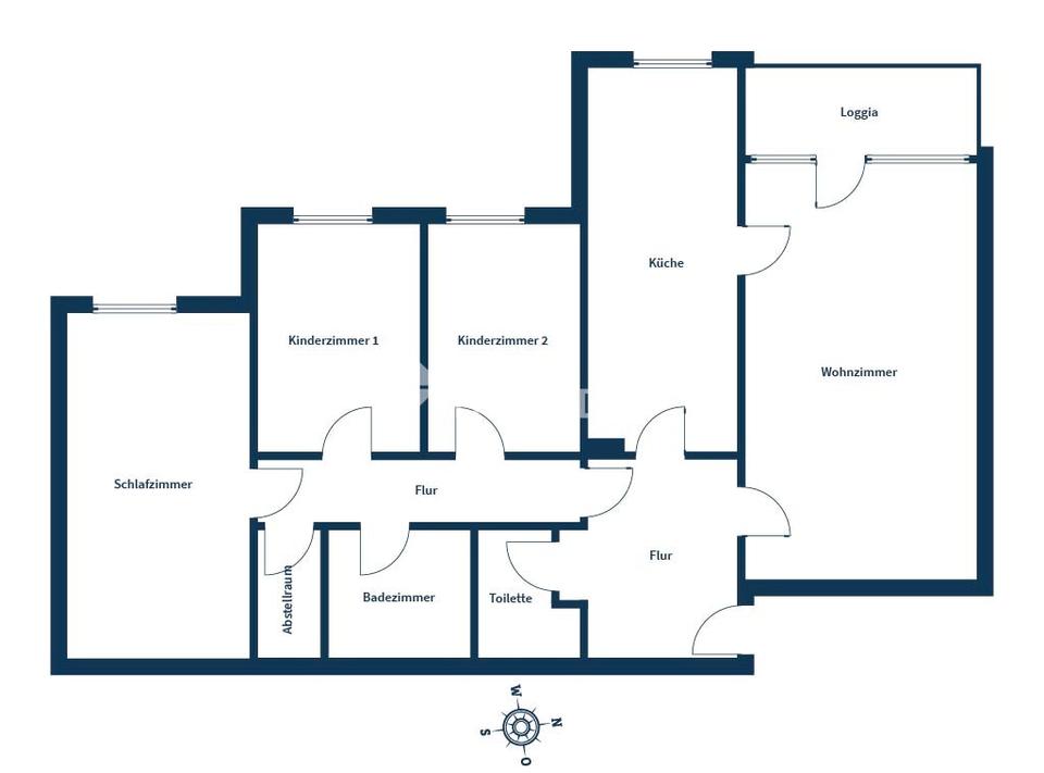 Lichtdurchflutete Familienwohnung mit sonniger Loggia, 4 Zimmern und gepflegter Ausstattung – Bild 15