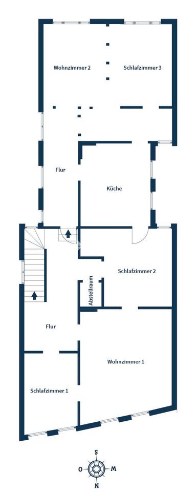 Mehrfamilienhaus mit Gewerbeeinheit und zwei sanierungsbedürftigen Wohneinheiten im Zentrum von Burg – Bild 15