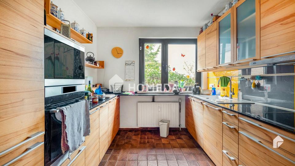 Fast wie DHH: Schicke Maisonette mit SW-Terrasse, Wintergarten, 2 Bädern und Garten | Ruhige Lage – Bild 8