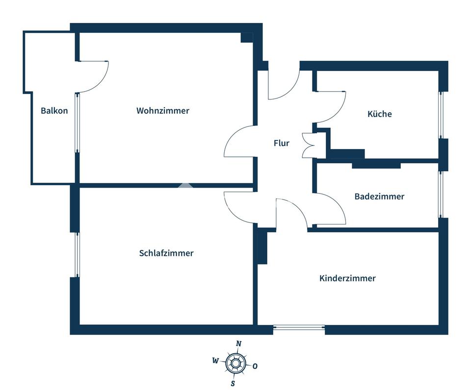 Neu sanierte 3-Zimmer-Wohnung mit überdachtem Balkon in ruhiger Lage – Bild 18