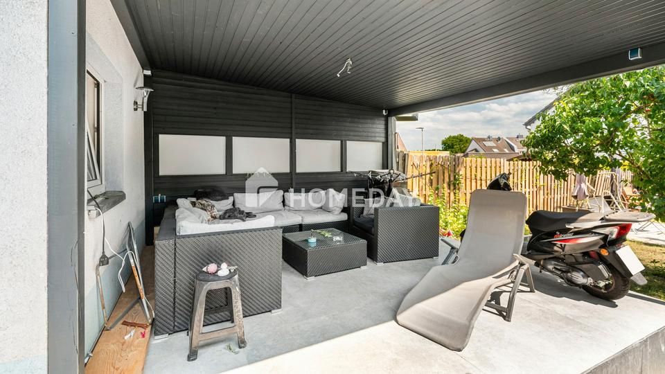 Familienfreundliches Zuhause mit zwei Terrassen und Gartenhaus