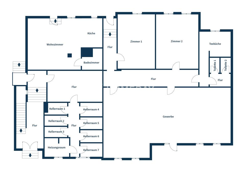 Attraktives Renditeobjekt in denkmalgeschützter Stadtvilla mit vermieteten Wohn‑& Gewerbeeinheiten – Bild 9