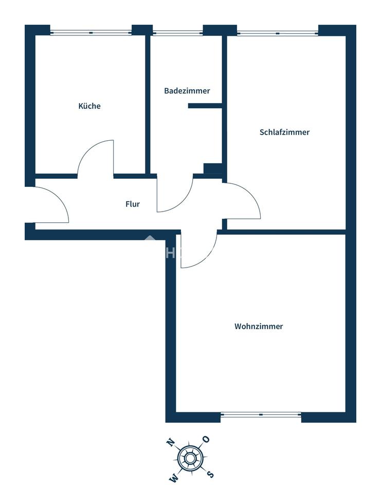 Zweizimmerwohnung mit klarer Raumaufteilung – Bild 9