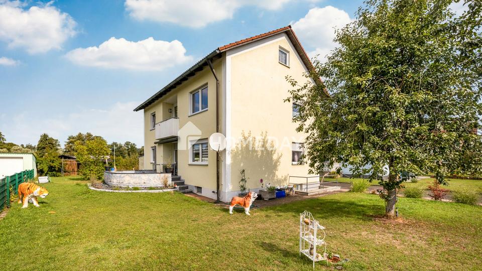 Leerstehendes Zweifamilienhaus - Wohnen und Vermieten unter einem Dach möglich