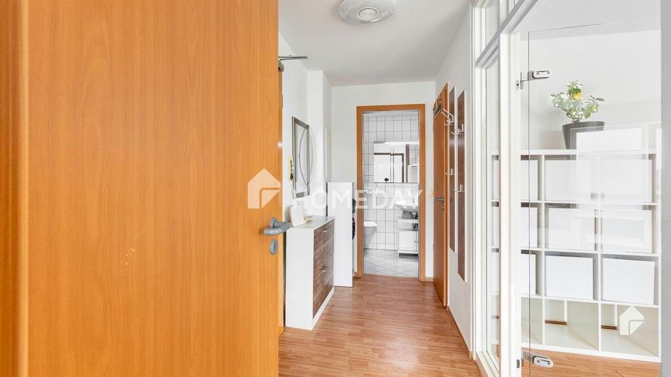 Stilvoll Wohnen in Leipzig-Seehausen: Zwei-Zimmer-Wohnung mit Balkon, EBK, Tiefgarage und Aufzug – Bild 9