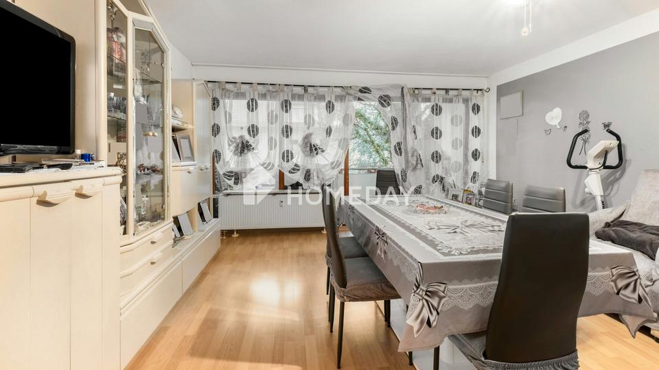 Helle 3,5-Zimmer-Wohnung mit Loggia und Tiefgaragenstellplatz