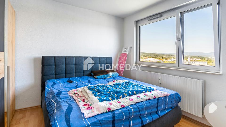 Panoramablick auf Frankfurt - modern geschnittene 3-Zimmer-Wohnung mit Südbalkon – Bild 15