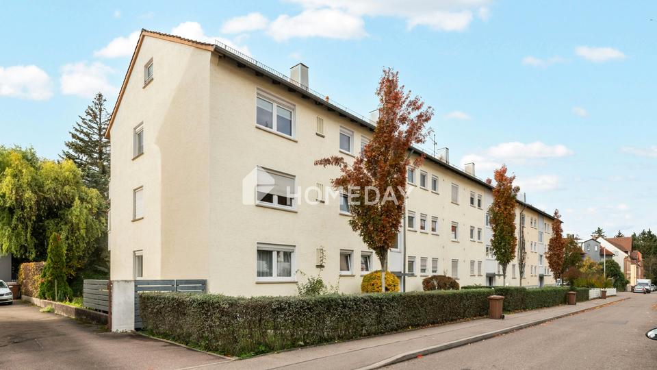 Ab März 2026 bezugsfrei: Helle 2-Zi.-Wohnung in Ludwigsburg-Ost mit Südwestbalkon