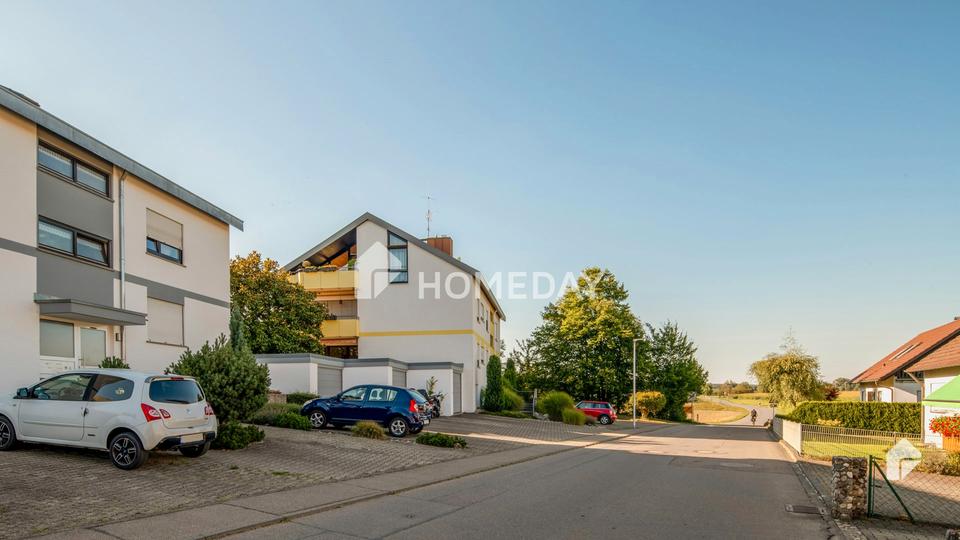 Helle 3-Zimmer-Wohnung mit Balkon & zwei Stellplätzen , Garage – 92,5 m² in gepflegter Wohnanlage – Bild 13