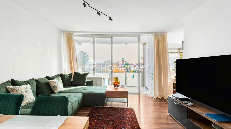 Helle 2-Zimmer-Wohnung mit Loggia und Aufzug in gefragter Lage von Eppelheim