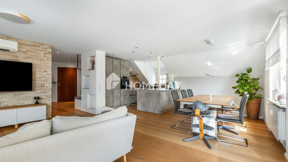 Exklusive Maisonette im Herzen von Öhringen: Wohnen auf 2 Ebenen mit Weitblick und Ruhe – Bild 4