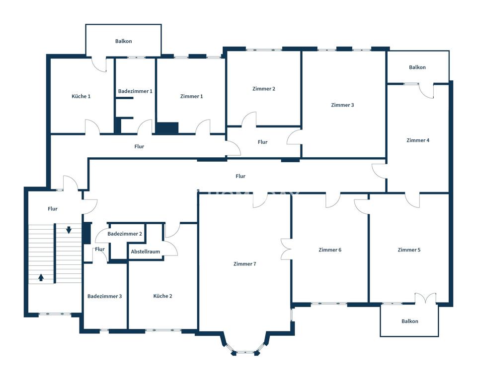 Attraktives Renditeobjekt in denkmalgeschützter Stadtvilla mit vermieteten Wohn‑& Gewerbeeinheiten – Bild 11