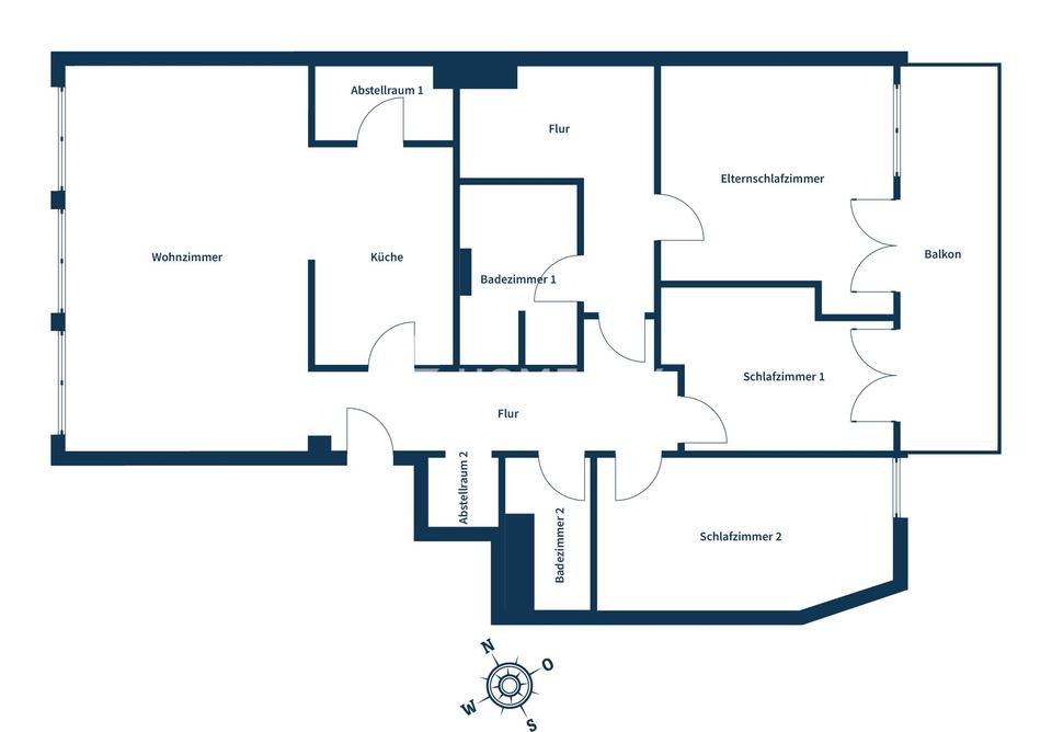 Charmante 4-Zimmer-Wohnung mit grünem Balkonblick – langfristig denken, clever handeln – Bild 14