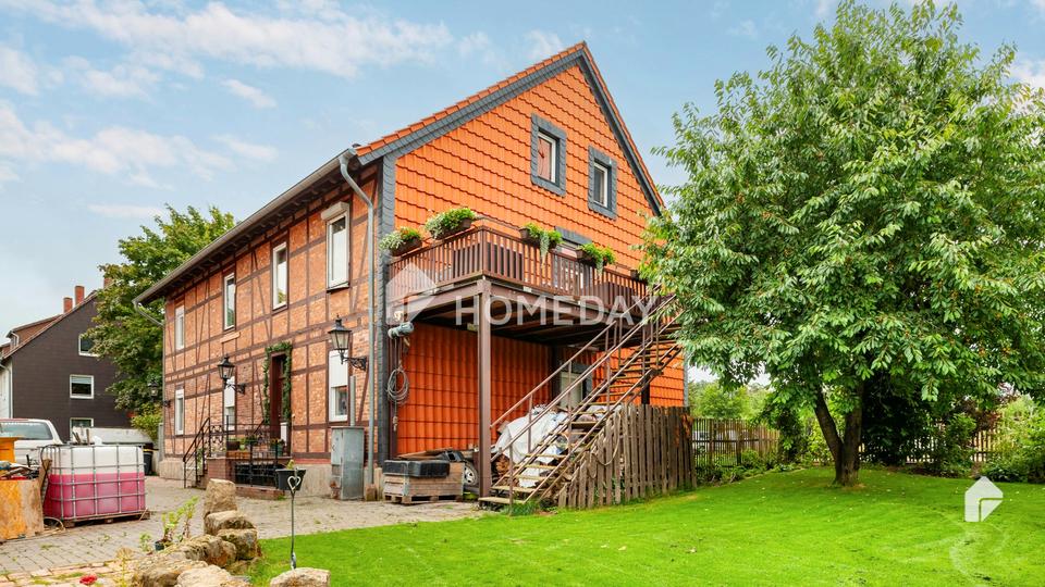 Teilvermietetes Mehrgenerationenhaus mit 4 WE & Nebengebäude, Werkstatt, Garage & großem Garten – Bild 3