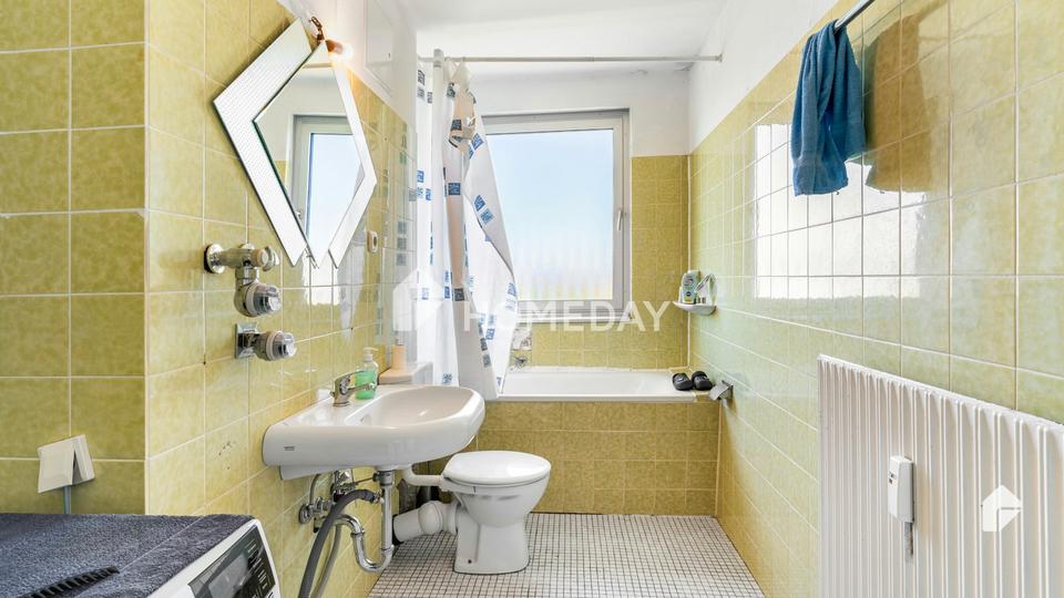 Panoramablick auf Frankfurt - modern geschnittene 3-Zimmer-Wohnung mit Südbalkon – Bild 12