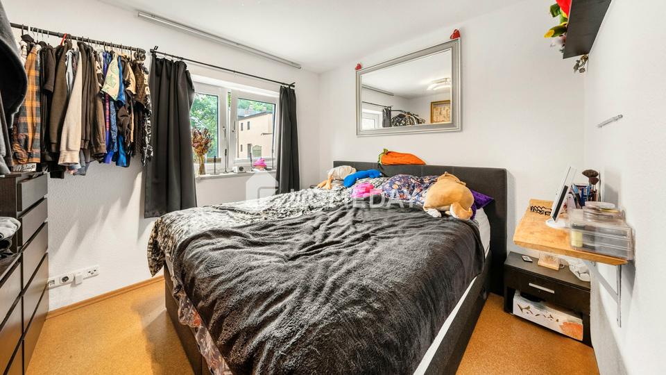 Vermietete WHG in gepflegtem Zustand mit Balkon & EBK | perspektivische Selbstnutzung mit viel Platz – Bild 9