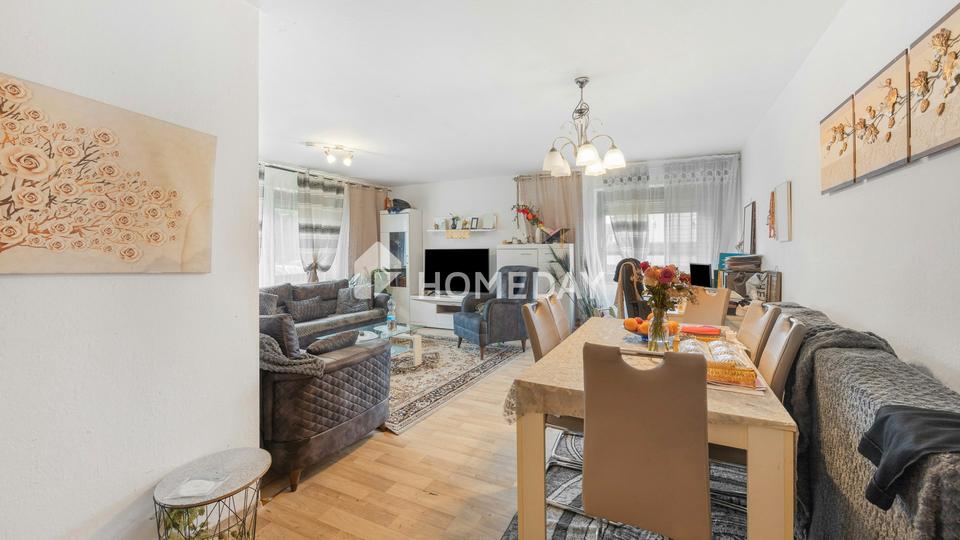 Gepflegte 3-Zimmer-Wohnung mit Gartenmitnutzung – Bild 3