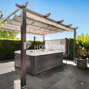 Großzügige DG-Wohnung mit Garten, Whirlpool, Stellplatz und PV-Anlage in Östringen-Eichelberg