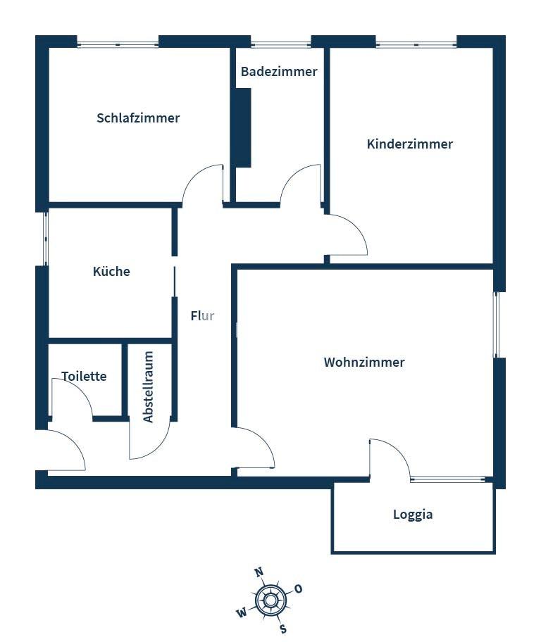 Panoramablick auf Frankfurt - modern geschnittene 3-Zimmer-Wohnung mit Südbalkon – Bild 17