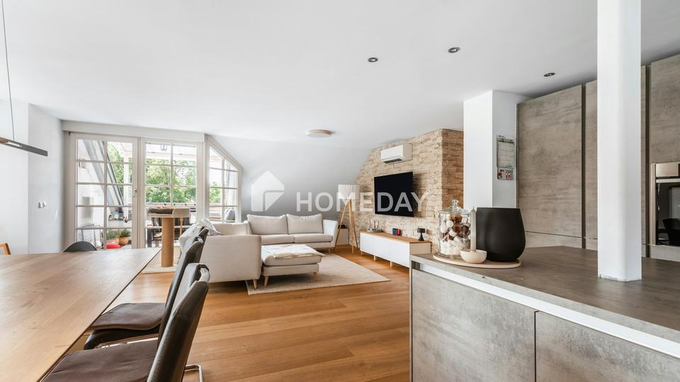 Exklusive Maisonette im Herzen von Öhringen: Wohnen auf 2 Ebenen mit Weitblick und Ruhe – Bild 2