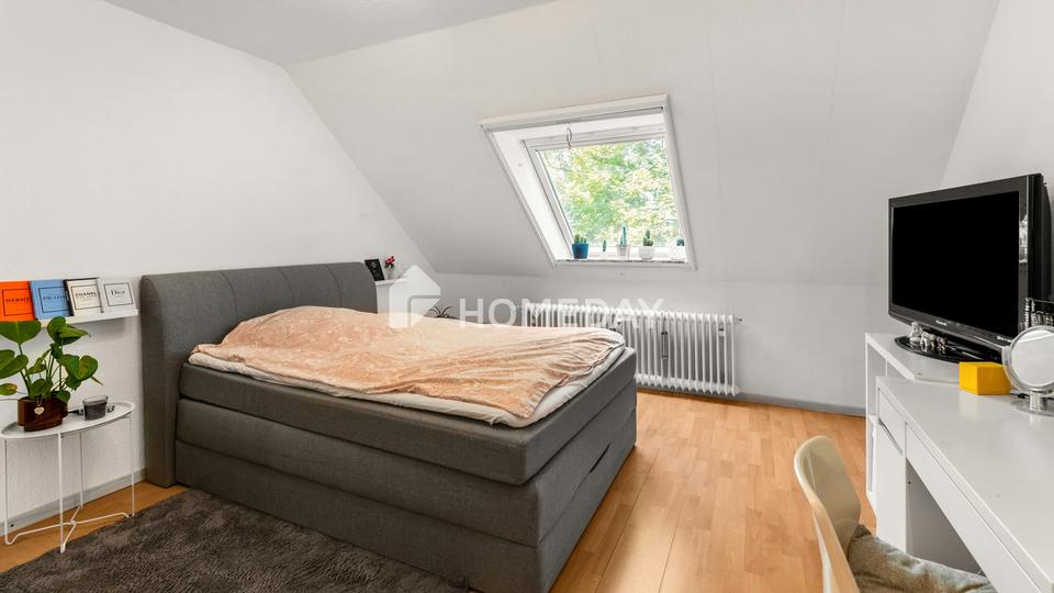 Charmante 3-Zimmer-Dachgeschosswohnung mit Keller, Garage und schönem Ausblick – Bild 14