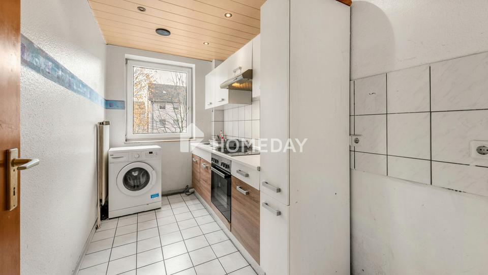 Roter Backstein trifft Morgensonne – helle 2-Zimmer-Wohnung mit Balkon – Bild 2