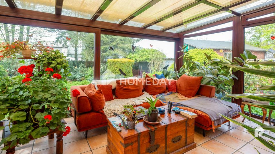 Fast wie DHH: Schicke Maisonette mit SW-Terrasse, Wintergarten, 2 Bädern und Garten | Ruhige Lage – Bild 10
