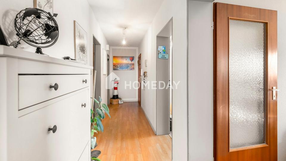 Charmante 3-Zimmer-Dachgeschosswohnung mit Keller, Garage und schönem Ausblick – Bild 20