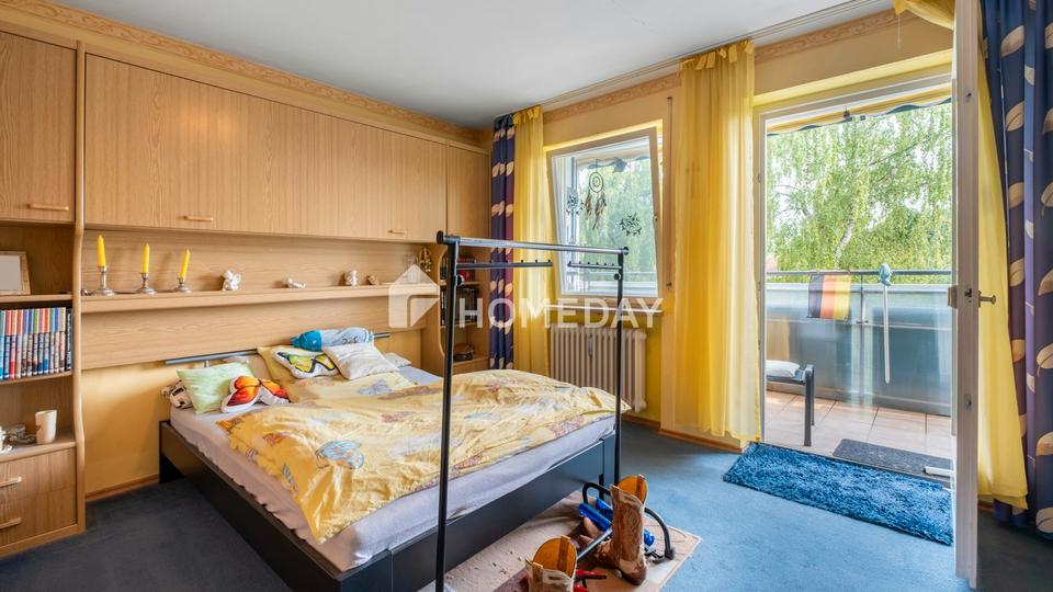 Ruhiges Wohnen mit Weitblick – gepflegte 3-Zimmer-Wohnung mit Loggia und Garagenstellplatz – Bild 5