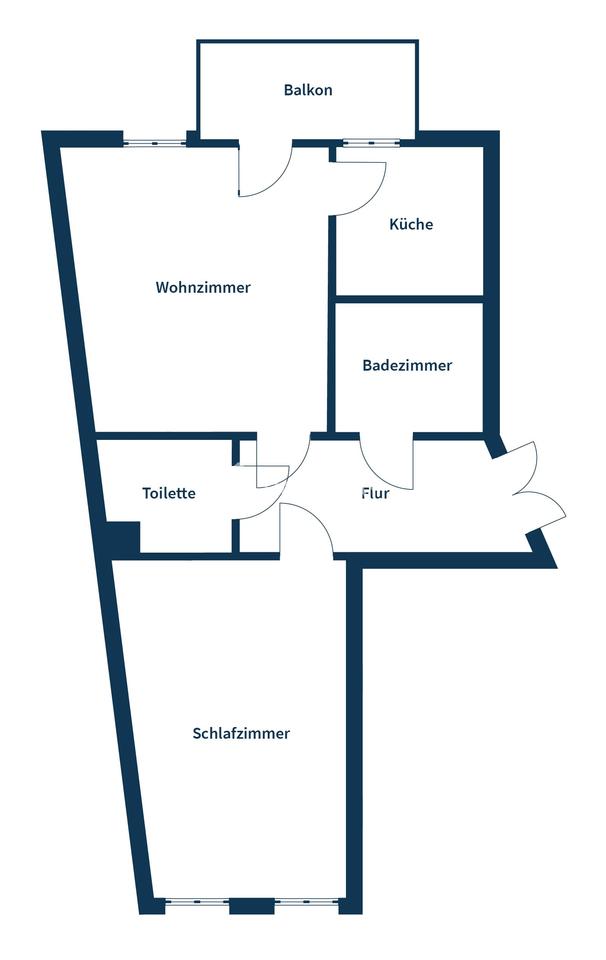 Altbauflair & Sonnenbalkon – 2-Zimmer-Wohnung im sanierten Denkmal – Bild 7