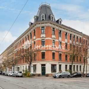 Attraktive 47 m²-Wohnung mit Terrasse in saniertem Jugendstilhaus in Stötteritz