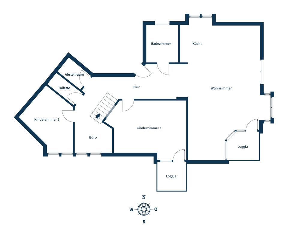 Exklusive Maisonette im Herzen von Öhringen: Wohnen auf 2 Ebenen mit Weitblick und Ruhe – Bild 16