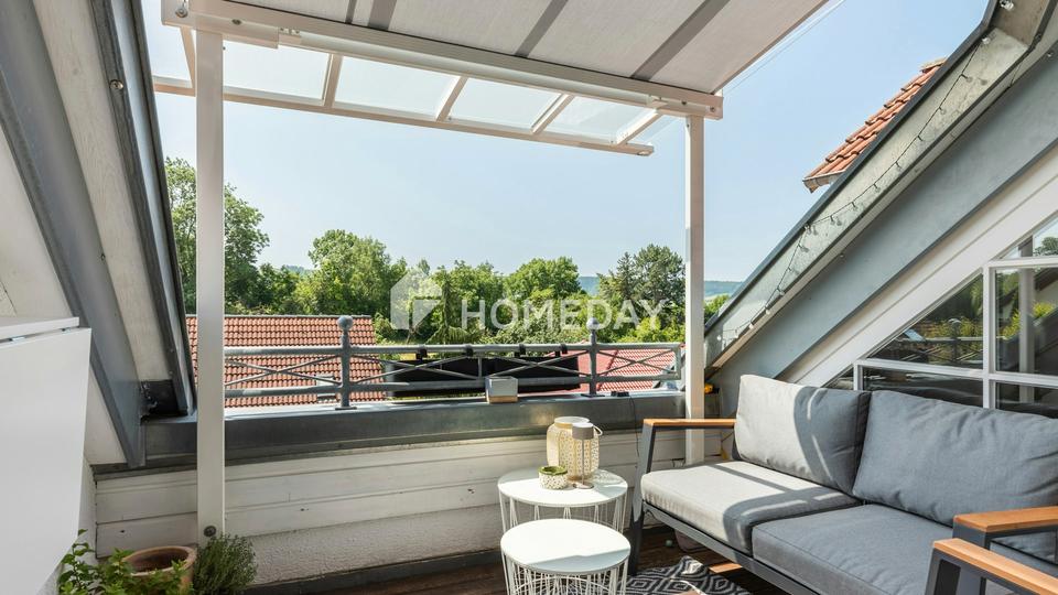 Exklusive Maisonette im Herzen von Öhringen: Wohnen auf 2 Ebenen mit Weitblick und Ruhe – Bild 5