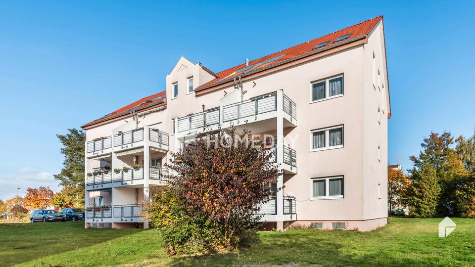 Entspannt Wohnen in Markranstädt – 3 Zimmer mit Balkon, doppeltem Stellplatz und Erbbaurecht – Bild 3