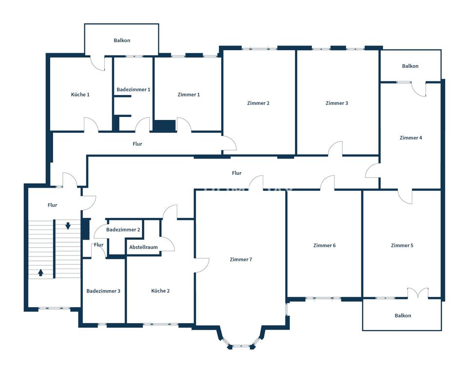 Attraktives Renditeobjekt in denkmalgeschützter Stadtvilla mit vermieteten Wohn‑& Gewerbeeinheiten – Bild 10