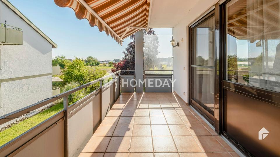 Helle 3-Zimmer-Wohnung mit Balkon & zwei Stellplätzen , Garage – 92,5 m² in gepflegter Wohnanlage – Bild 2