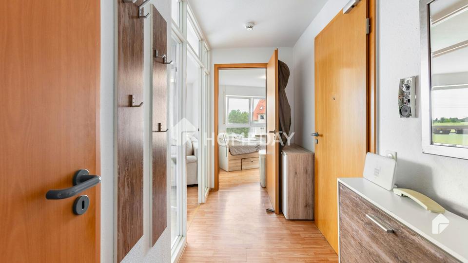 Stilvoll Wohnen in Leipzig-Seehausen: Zwei-Zimmer-Wohnung mit Balkon, EBK, Tiefgarage und Aufzug – Bild 8