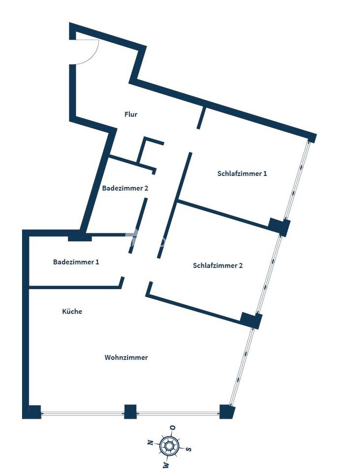 Panorama, Premium, Prestige: Exklusive 3-Zimmer-Neubauwohnung im KURECK am Kurpark Wiesbaden – Bild 12