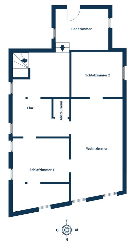 Mehrfamilienhaus mit Gewerbeeinheit und zwei sanierungsbedürftigen Wohneinheiten im Zentrum von Burg – Bild 16