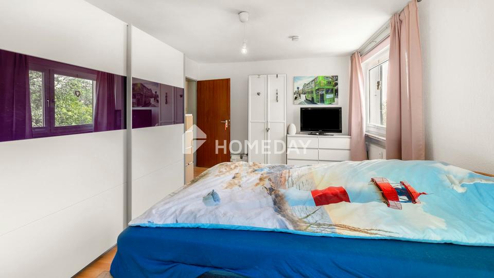 Charmante 3-Zimmer-Dachgeschosswohnung mit Keller, Garage und schönem Ausblick – Bild 15