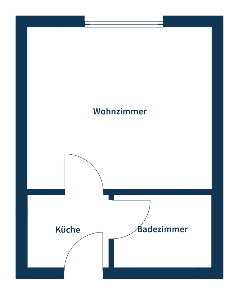Modernisiertes 1-Zimmer Studio Appartement mit Möglichkeit auf Paketkauf – Bild 4
