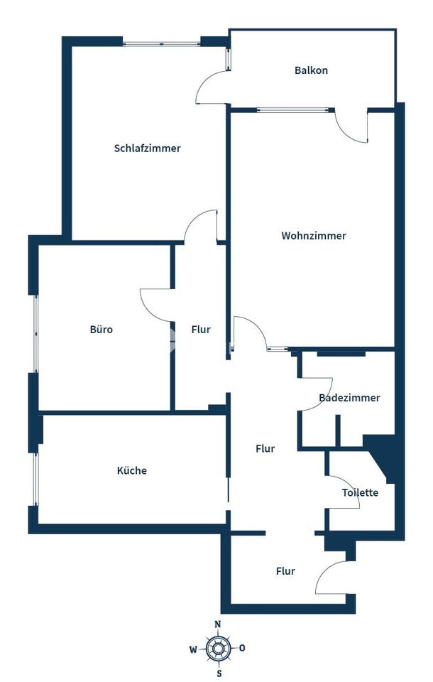 Modernisierte 3-Zimmer-Wohnung mit Balkon & Garage in ruhiger Lage – Bild 13