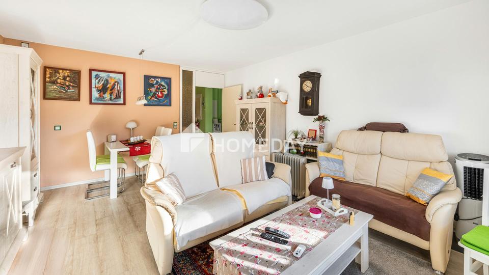 Modernisierte 3-Zimmer-Wohnung mit Balkon & Garage in ruhiger Lage – Bild 2