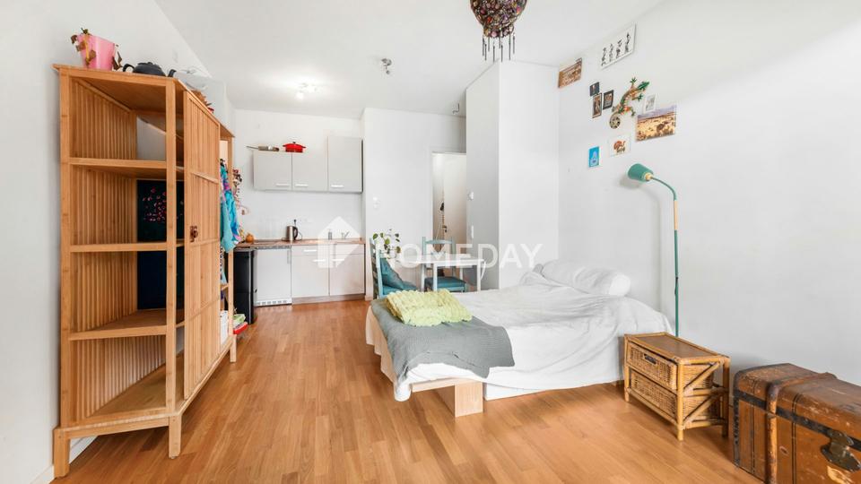 Neuwertige 1-Zimmer-Wohnung (BJ 2017) mit Terrasse, Einbauküche & Keller in Berlin-Neukölln – Bild 3