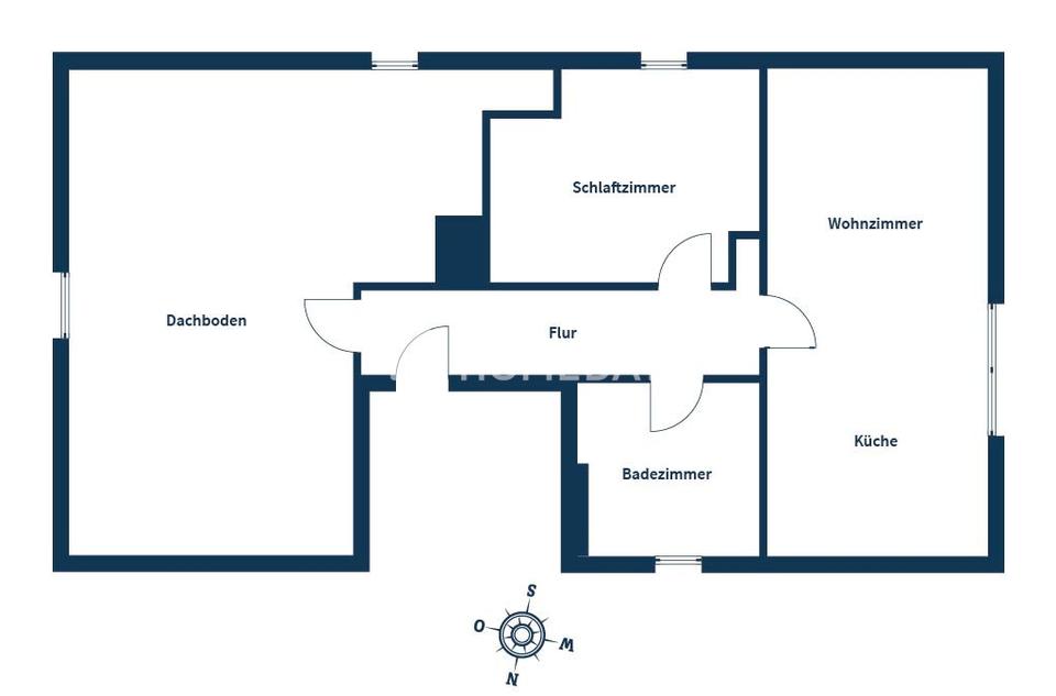 Charmante Dachgeschosswohnung voll möbliert mit großem Dachboden Stellplatz in Westenhausen – Bild 16
