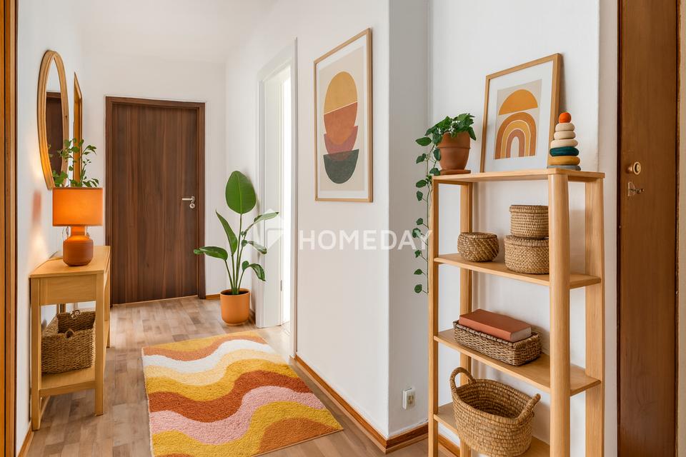 Charmante 3-Zimmer-Obergeschosswohnung mit Balkon, Gartenblick und Garage – Bild 5