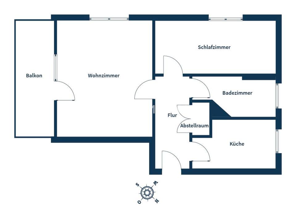 Attraktive 2-Zimmer-Wohnung mit Einbauküche und Balkon in gefragter Lage - sofort bezugsfrei – Bild 17